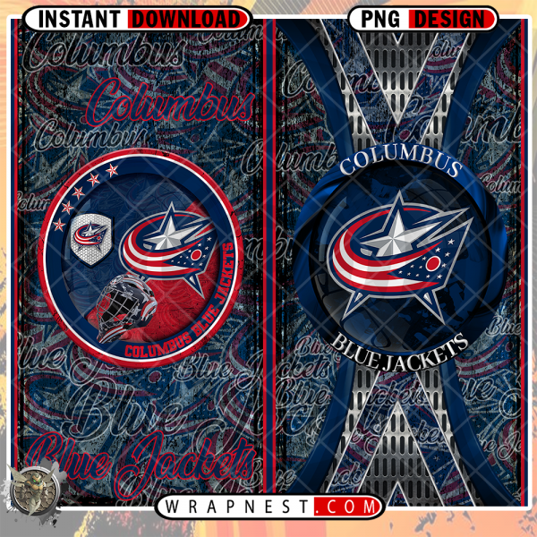 BLUE JACKETS SPLIT WRAP