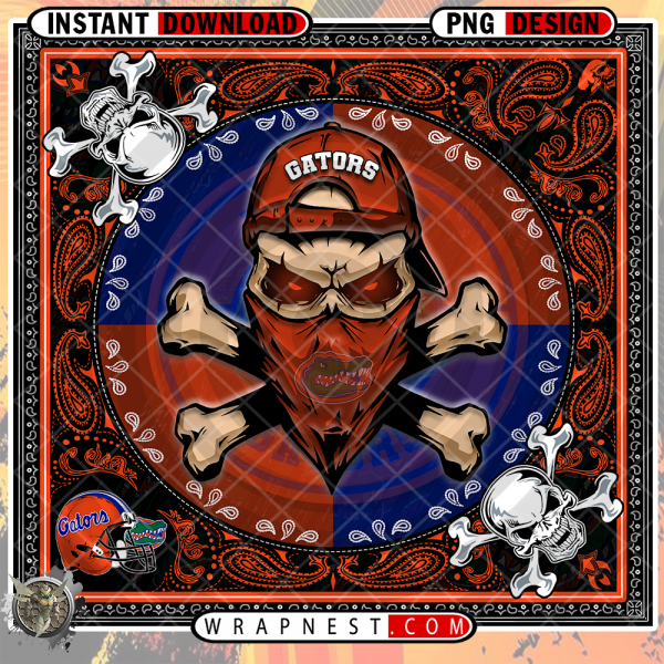 GATORS SKULL BANDANA