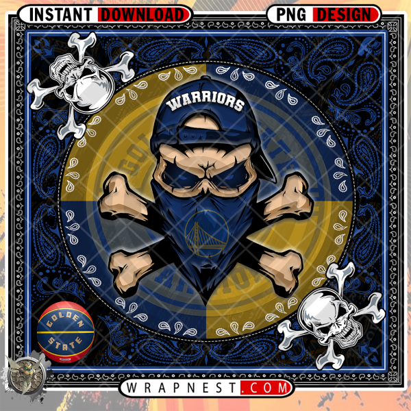 WARRIORS SKULL BANDANA