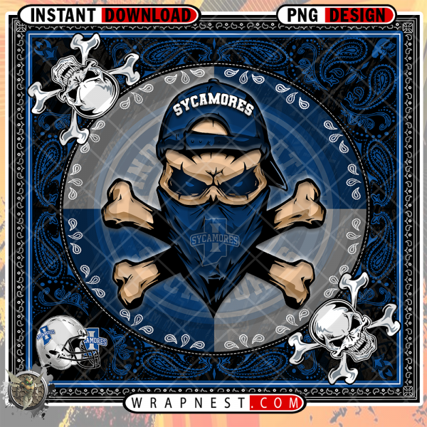 SYCAMORES SKULL BANDANA