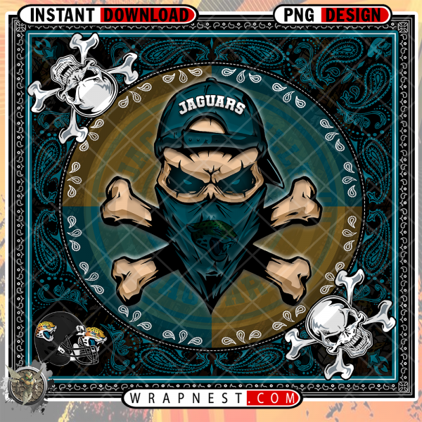 JAGUARS SKULL BANDANA
