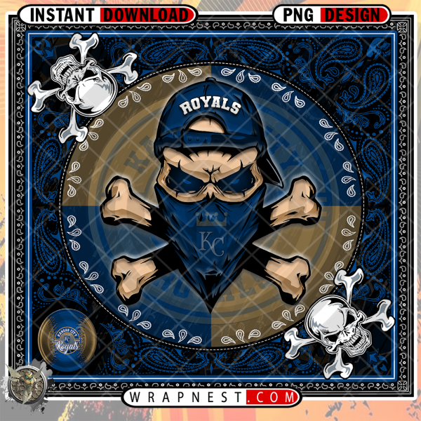 ROYALS SKULL BANDANA