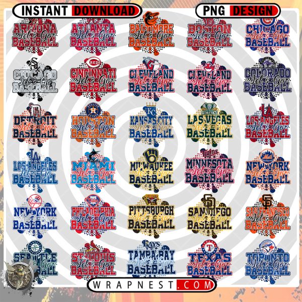 LETS GO PNG BUNDLE MLB