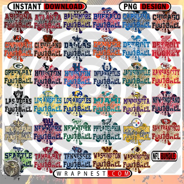 LETS GO PNG BUNDLE NFL