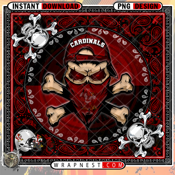 BULLDOGS SKULL BANDANA