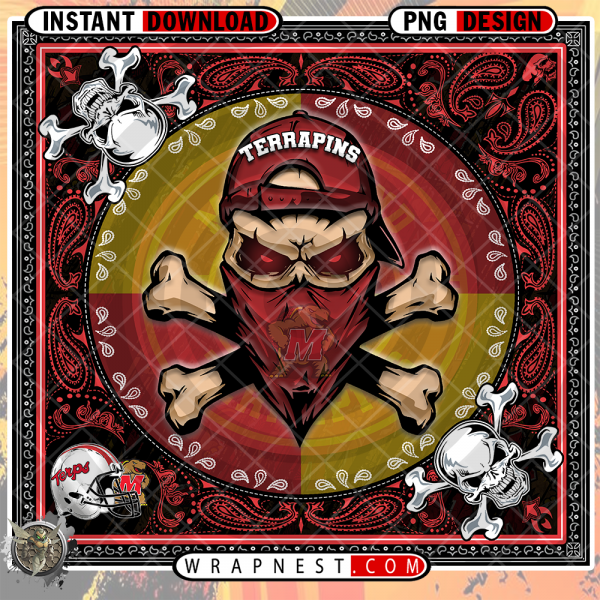 TERRAPINS SKULL BANDANA