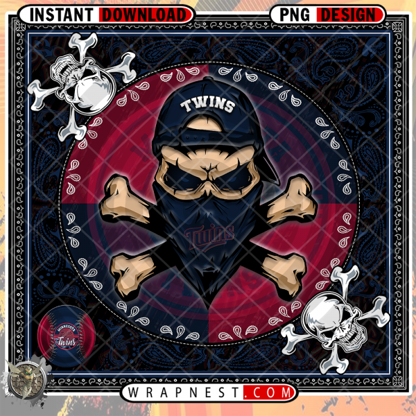 TWINS SKULL BANDANA