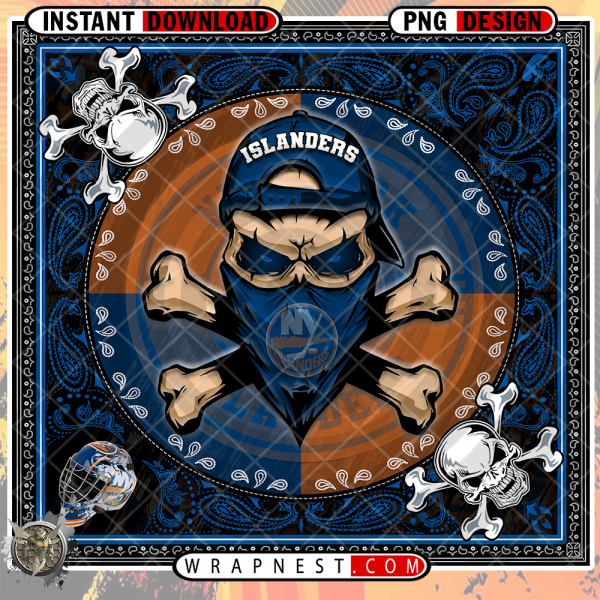 ISLANDERS SKULL BANDANA