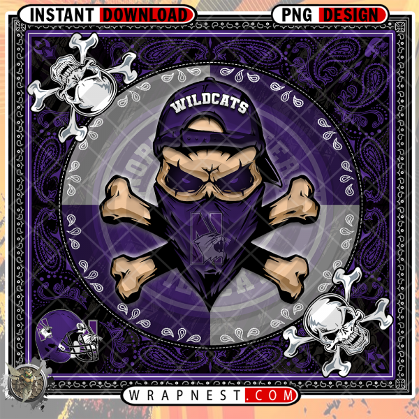 WILDCATS
  SKULL BANDANA