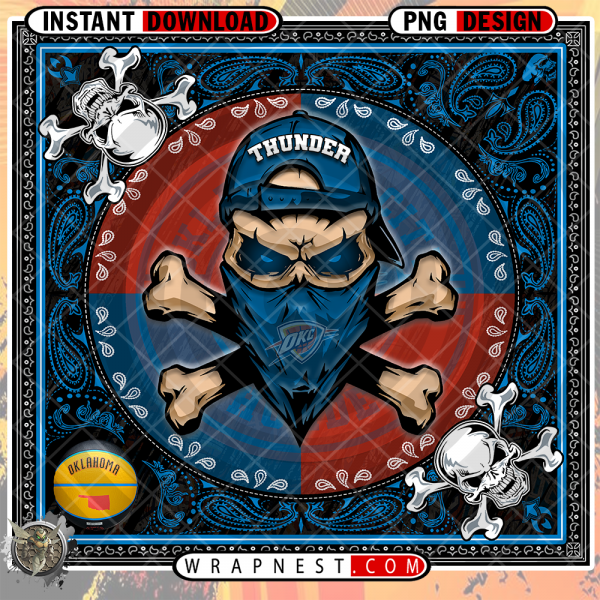THUNDER SKULL BANDANA