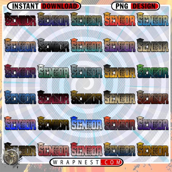 SENIORS 2026 PNG BUNDLE