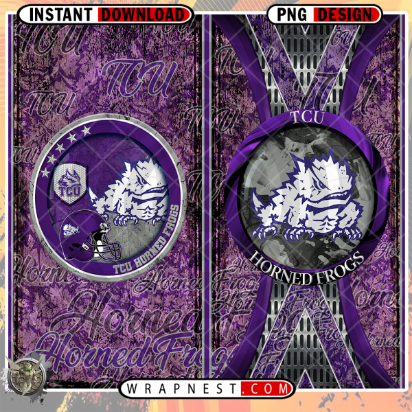 HORNED FROGS SPLIT WRAP