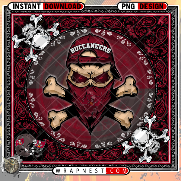 BUCCANEERS SKULL BANDANA