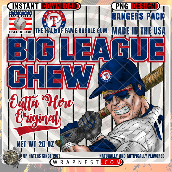 RANGERS BIG LEAGUE CHEW