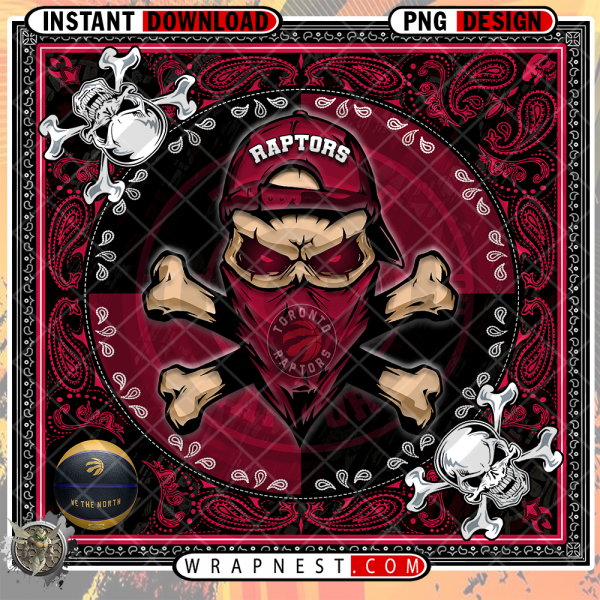 RAPTORS SKULL BANDANA