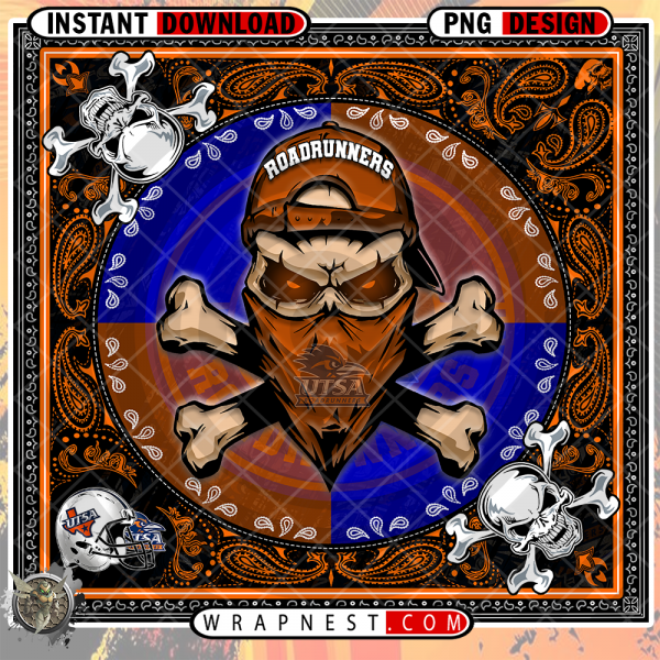 ROADRUNNERS SKULL BANDANA