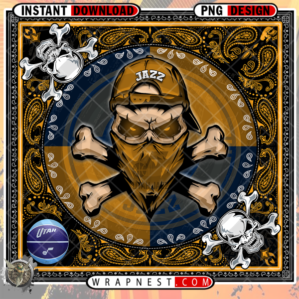 JAZZ SKULL BANDANA