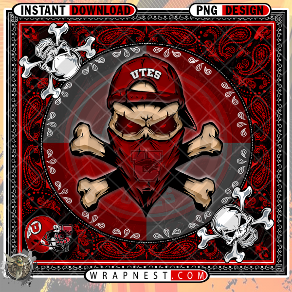 UTES SKULL BANDANA