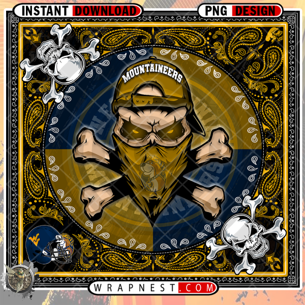 MOUNTAINEERS
  SKULL BANDANA