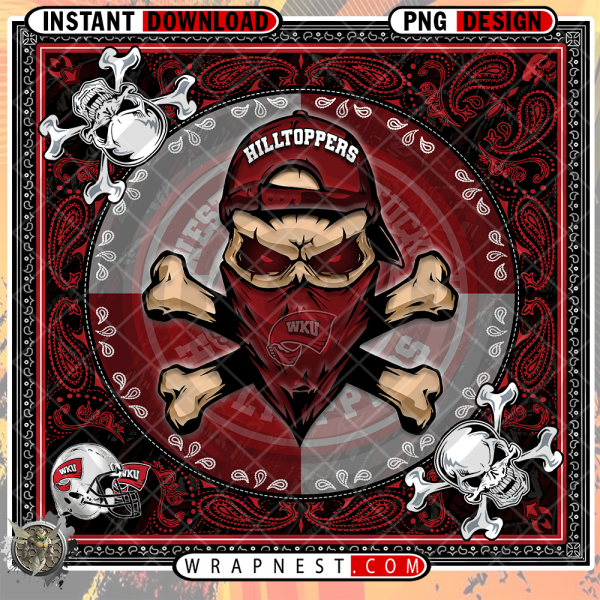 HILLTOPPERS
  SKULL BANDANA